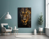 Leopard Glass Wall Art.