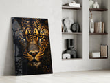Leopard Glass Wall Art.