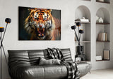 Tiger Glass Wall Art.