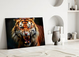 Tiger Glass Wall Art.