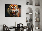 Tiger Glass Wall Art.