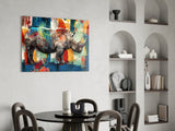 Rhino Glass Wall Art.