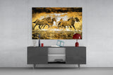 Horse Art Glass Wall Art.
