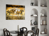 Horse Art Glass Wall Art.