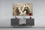 Horse Art Glass Wall Art.