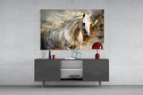 Horse Art Glass Wall Art.