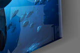 Shark Glass Wall Art.