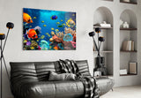 Ocean Life Glass Wall Art.