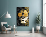 Lion Glass Wall Art.