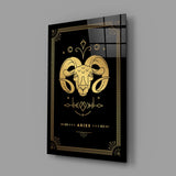 Aries Glass Wall Art.
