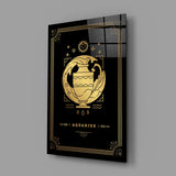 Aquarius Glass Wall Art.