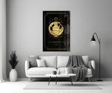 Aquarius Glass Wall Art.