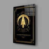 Sagittarius Glass Wall Art.