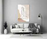 Woman's Art Glass Wall Art.