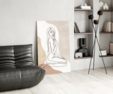 Woman's Art Glass Wall Art.