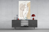 Woman's Art Glass Wall Art.