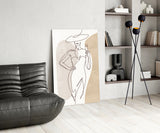 Woman's Art Glass Wall Art.