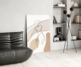 Woman's Art Glass Wall Art.