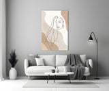 Woman's Art Glass Wall Art.