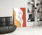 Woman's Art Glass Wall Art.