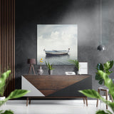Tranquillité – Tableau mural en aluminium brossé Dibond - 40x40 cm