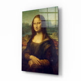 Arte de pared de vidrio de Mona Lisa