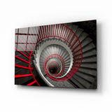 Mosaik -Treppe Glasbild