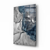 Arte de pared de vidrio de Profundidad abstracta