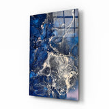Abstract Depth Glass Wall Art