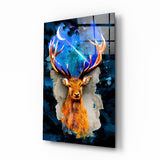 Deer Glass Wall Art