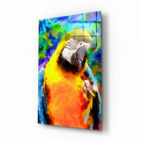 Parrot Glass Wall Art
