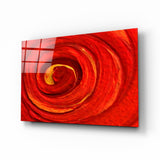 Rotkreis Glasbild