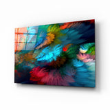 Arte de pared de vidrio de Baile de colores