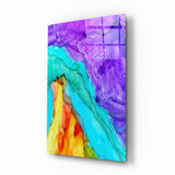 Arte de pared de vidrio de Colores