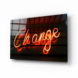 Change Glass Wall Art