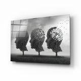 Autumn of Thoughts Glass Wall Art