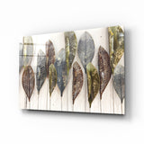 Feathers Glass Wall Art