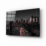 Gotham City Glass Wall Art