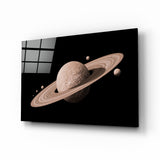 Saturne Impression sur verre