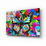 Schmetterlingsgürtel Glasbild