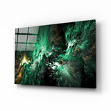 Arte della parete di vetro Spazio verde