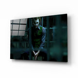 Joker Gefängnis Glasbild