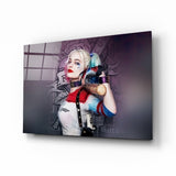 Arte de pared de vidrio de Harley Quinn