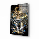 Tiger Glass Art