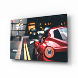 Ferrari’s Red Glass Wall Art