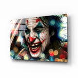 Joker’s Laugh Glass Wall Art