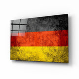 Arte de pared de vidrio de Bandera alemana