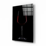 Arte de pared de vidrio de Vino
