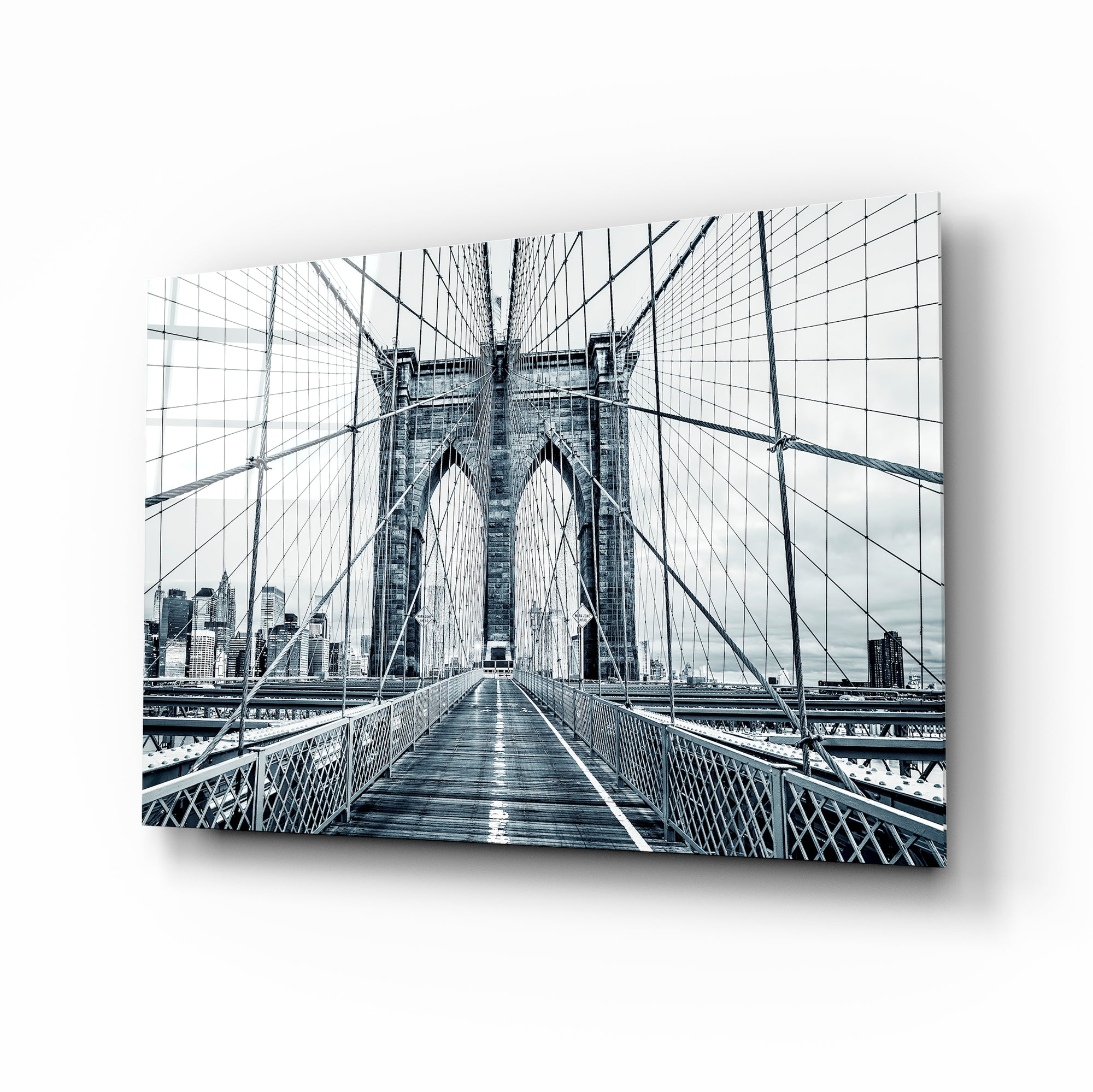 Brooklyn Bridge Glass Wall Art