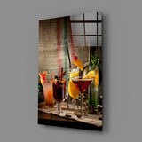 Cocktails Glass Wall Art